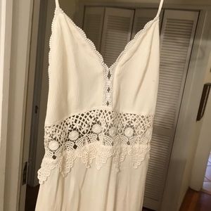 Tobi halter formal dress with scoop back